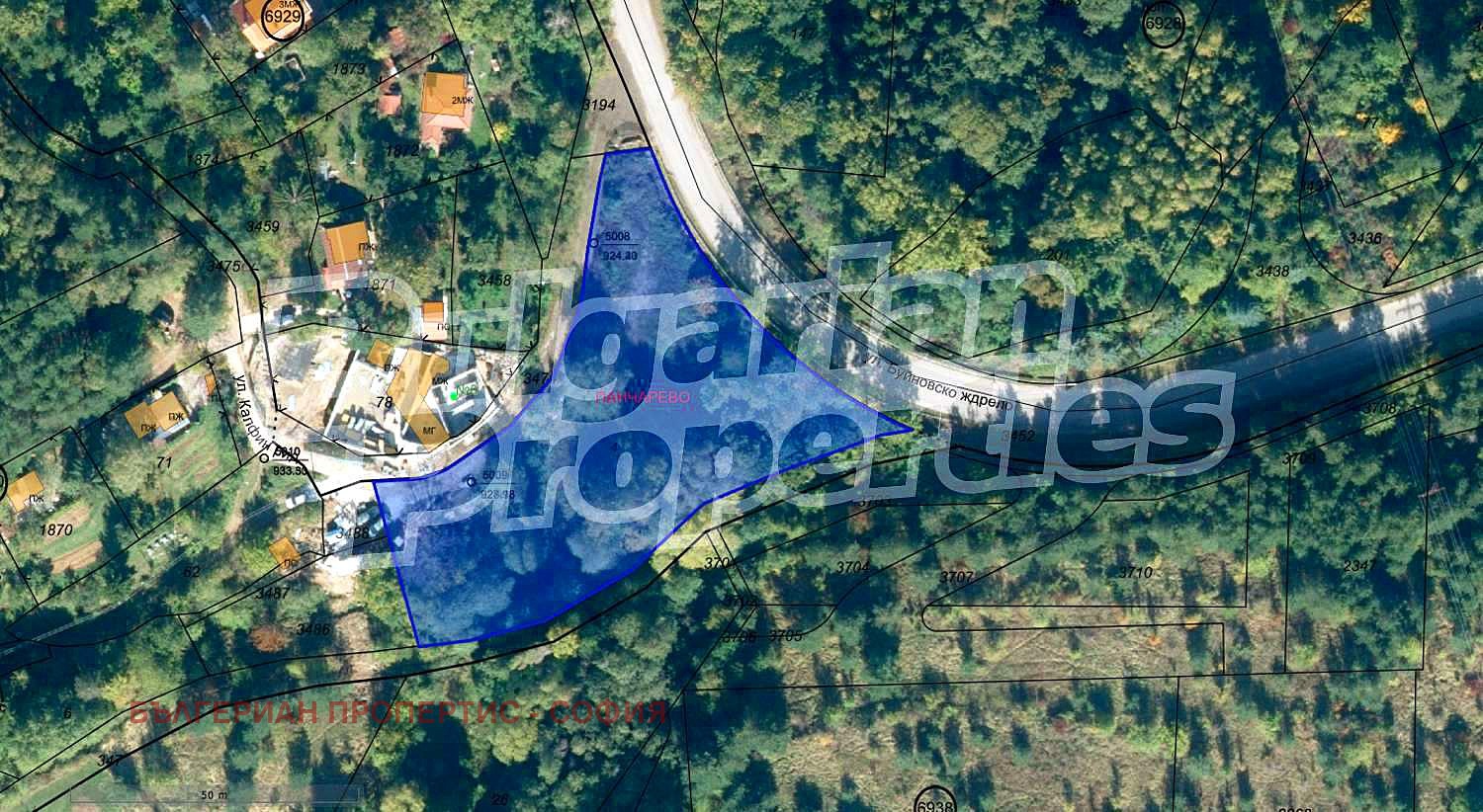 Продава ПАРЦЕЛ, гр. София, с. Бистрица, снимка 6 - Парцели - 53717198