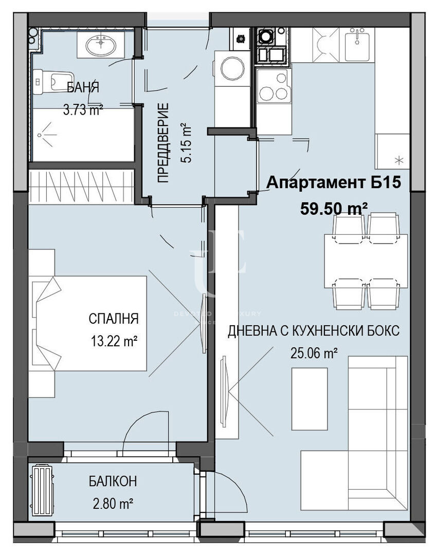 Продава 2-СТАЕН, гр. София, Кръстова вада, снимка 4 - Апартаменти - 54731592