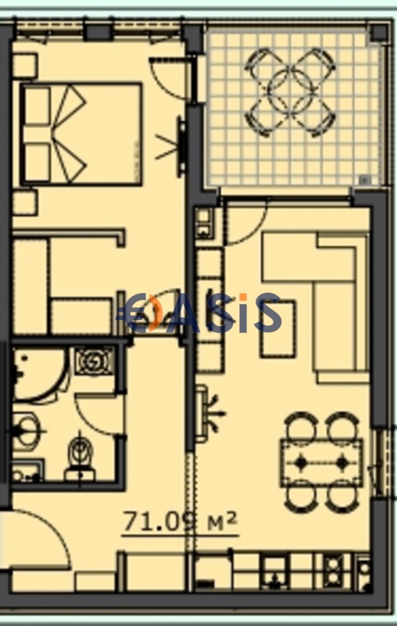 Продава  3-стаен, област Бургас, к.к. Слънчев бряг • 91 900 EUR • ID 67084291 — holmes.bg - [1] 