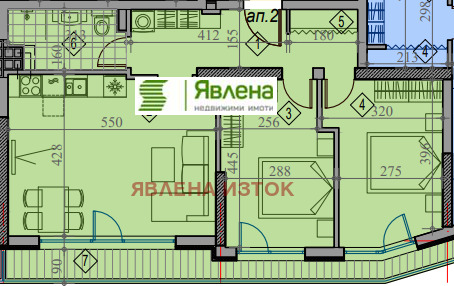 Till salu  2 sovrum Sofia , Krastova vada , 95 kvm | 28860058