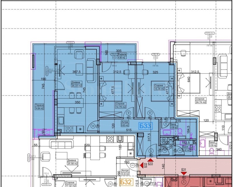 Na prodej  2 ložnice Sofia , Krastova vada , 119 m2 | 27691982 - obraz [6]