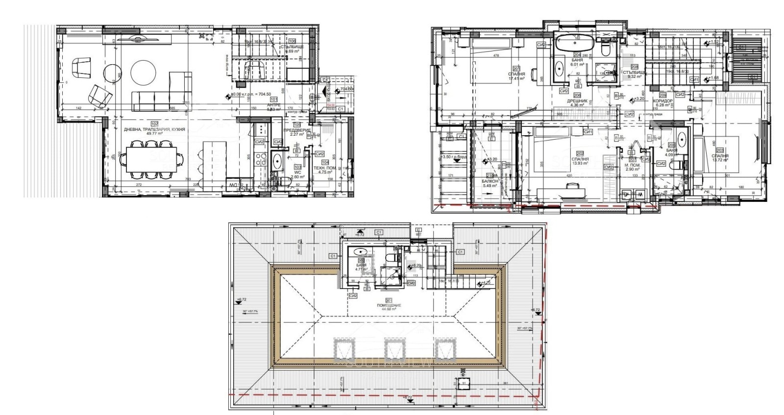 Продава КЪЩА, гр. София, Бояна, снимка 7 - Къщи - 56359543