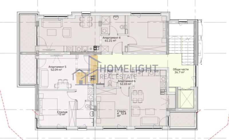 En venta  1 dormitorio Sofia , Poduyane , 70 metros cuadrados | 90939104 - imagen [6]