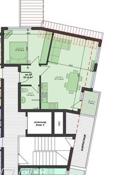 Na prodej  1 ložnice Varna , Pogrebi , 58 m2 | 30567124 - obraz [3]