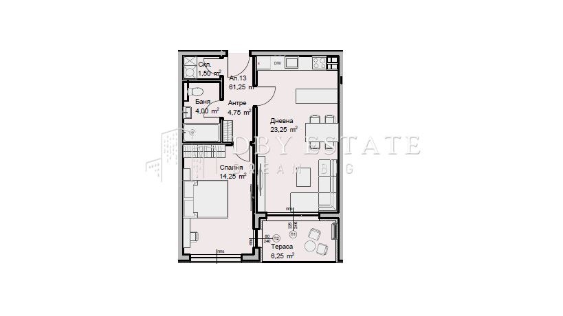 Продава 2-СТАЕН, гр. Пловдив, Гагарин, снимка 2 - Апартаменти - 55750184