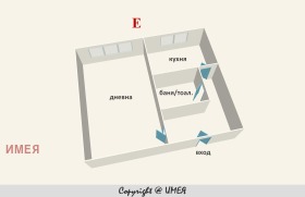 1 υπνοδωμάτιο Λγιουλην 3, Σοφηια 9