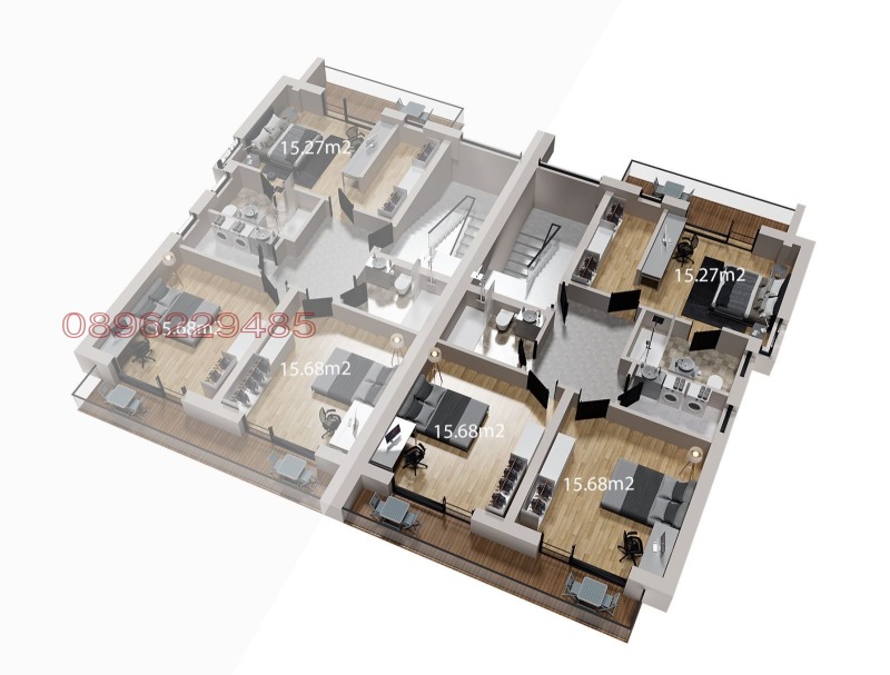 Продава КЪЩА, с. Белащица, област Пловдив, снимка 4 - Къщи - 52556838