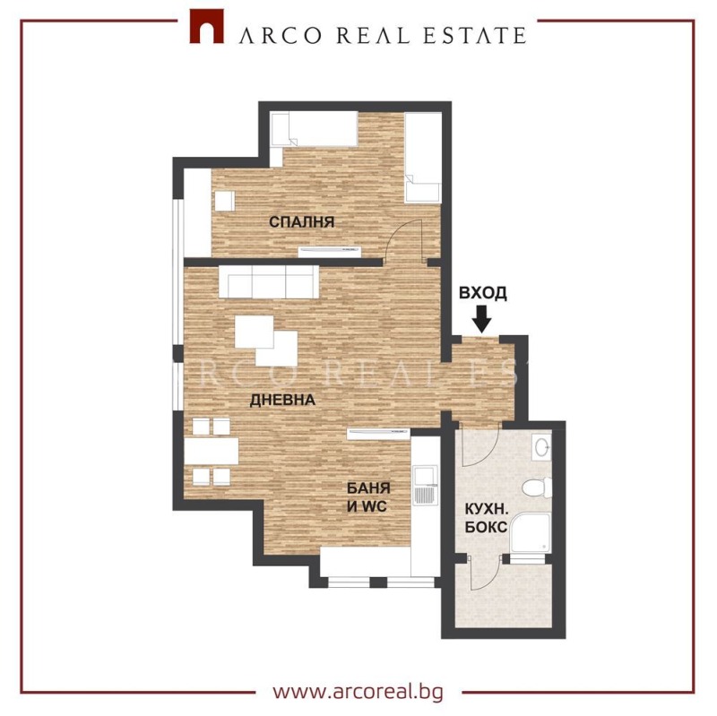 Продава  2-стаен, град София, Сухата река •  107 106 EUR • ID 88003063 — holmes.bg - [1] 