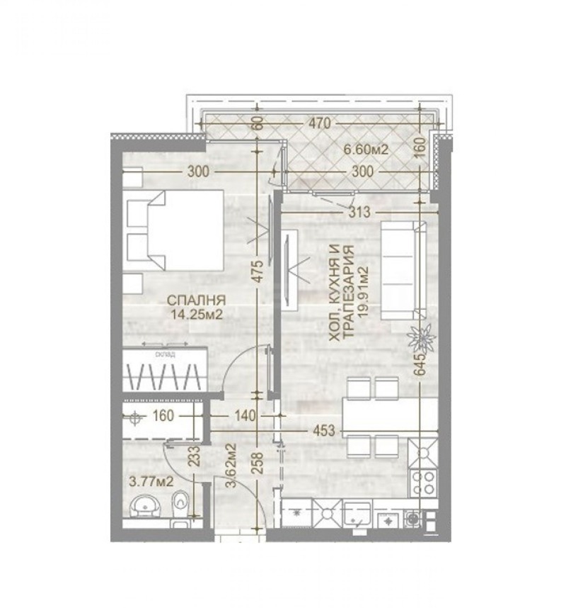 Продава 2-СТАЕН, гр. София, Манастирски ливади, снимка 10 - Апартаменти - 52226271