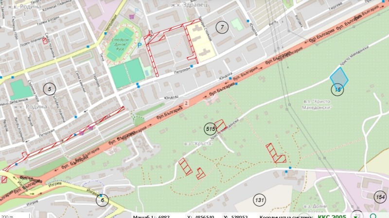 Продава ПАРЦЕЛ, гр. Русе, в.з. Кръста