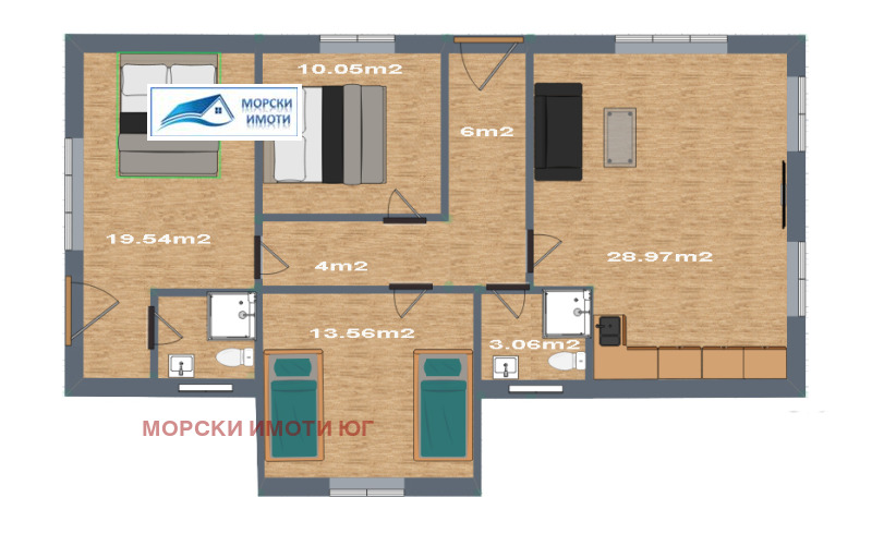 Zu verkaufen  Haus region Burgas , Izgrew , 130 qm | 48568384 - Bild [6]