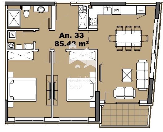 À venda  2 quartos Sofia , Kniajevo , 102 m² | 14313937 - imagem [12]