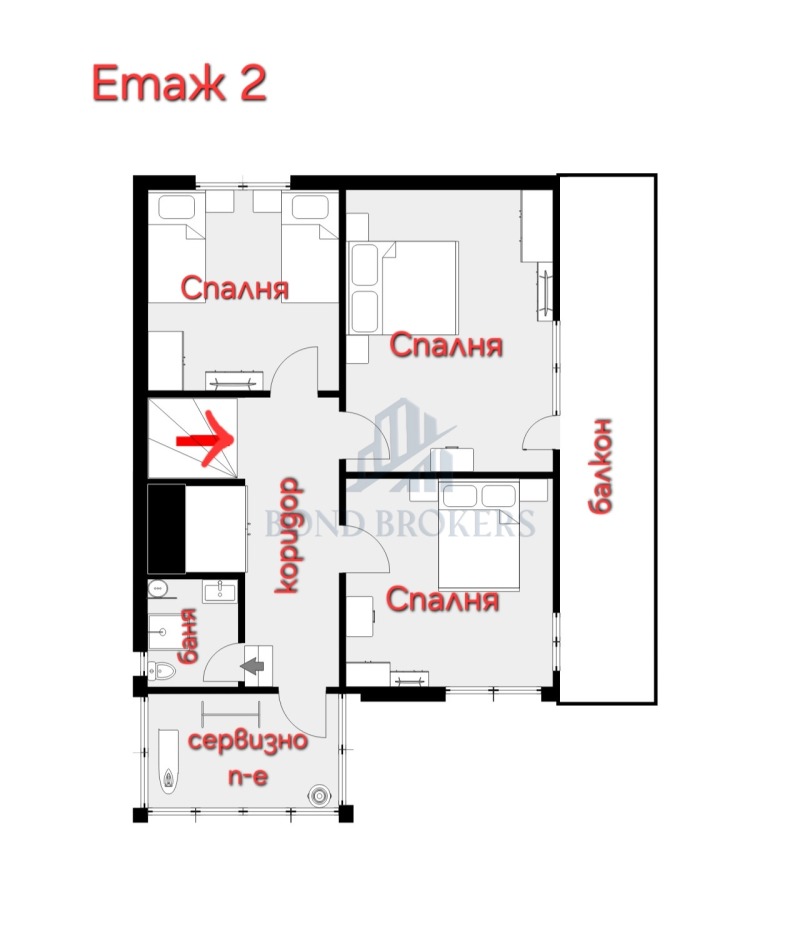 Продава КЪЩА, гр. Бургас, Сарафово, снимка 14 - Къщи - 52279504