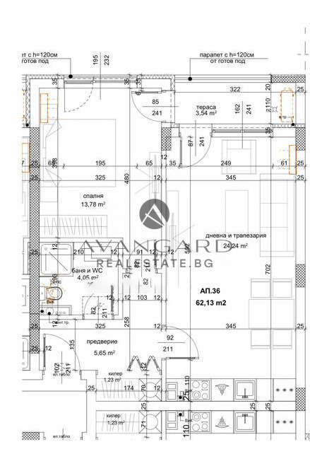 En venta  1 dormitorio Plovdiv , Trakiya , 73 metros cuadrados | 28455315 - imagen [10]