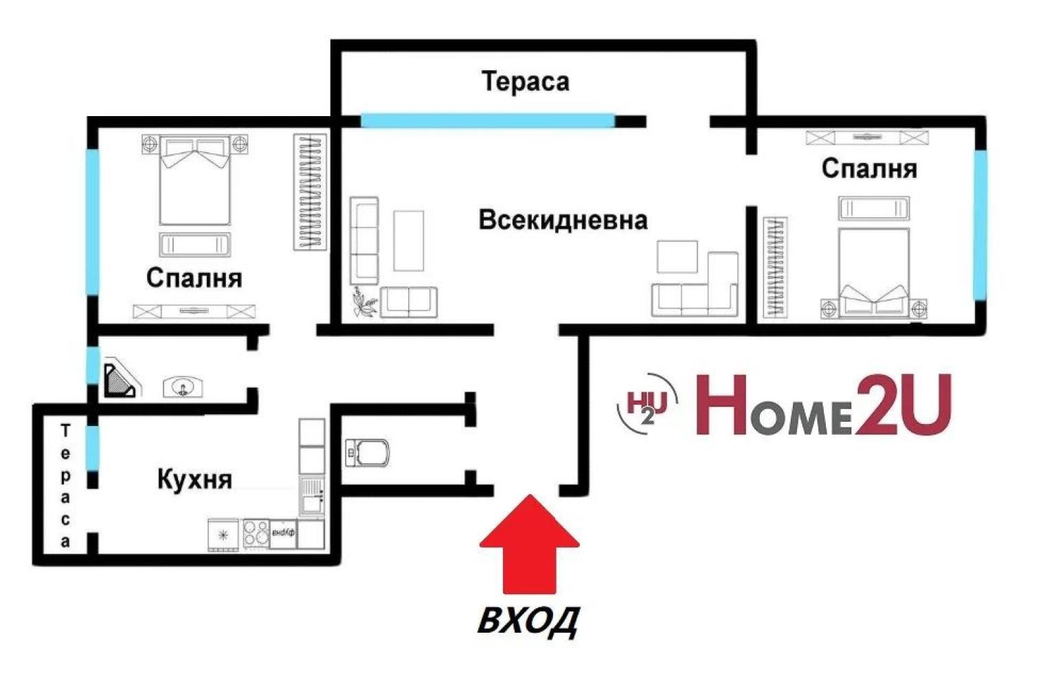Продава 3-СТАЕН, гр. София, Банишора, снимка 2 - Апартаменти - 56192157