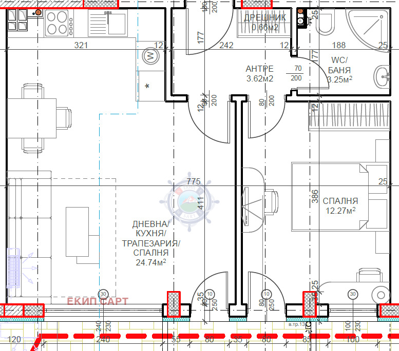 À venda  1 quarto Varna , Vinica , 62 m² | 50316858 - imagem [10]