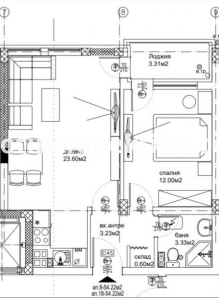 Eladó  1 hálószoba Plovdiv , Kjucsuk Parizs , 62 négyzetméter | 62351656 - kép [6]