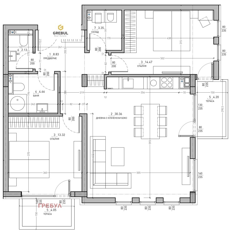 Продава 3-СТАЕН, гр. София, Малинова долина, снимка 4 - Апартаменти - 52547526