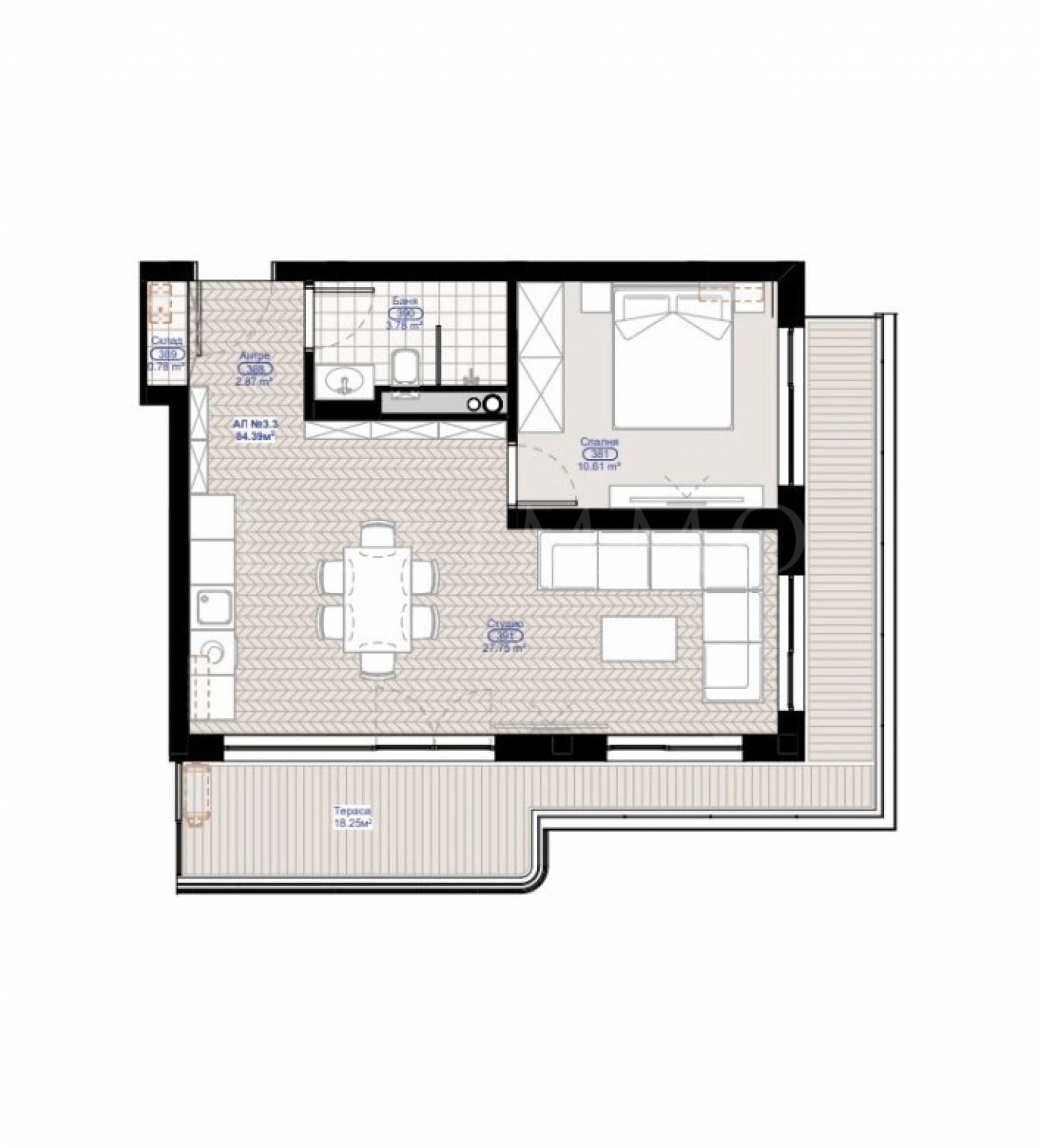 Продава 2-СТАЕН, гр. Черноморец, област Бургас, снимка 2 - Апартаменти - 54224497
