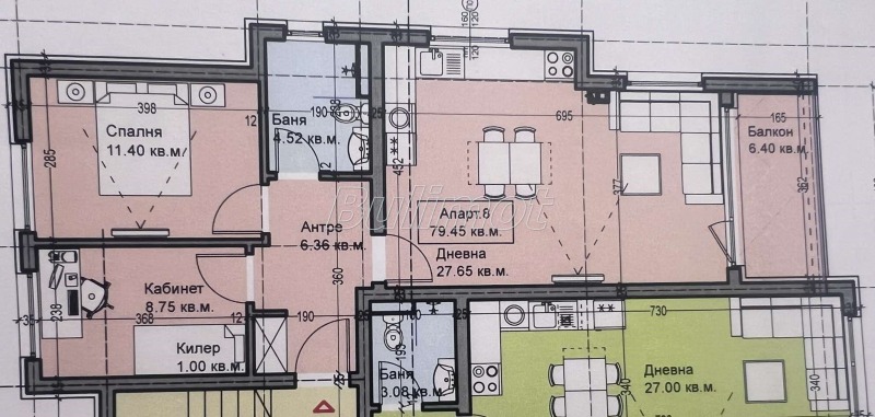 Продава 3-СТАЕН, гр. Варна, Галата, снимка 3 - Aпартаменти - 47435281