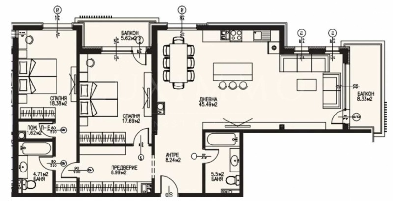 À vendre  2 chambres Sofia , Dragalevtsi , 168 m² | 81634305 - image [2]