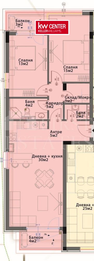 Продава 3-СТАЕН, гр. София, Модерно предградие, снимка 2 - Апартаменти - 53981651
