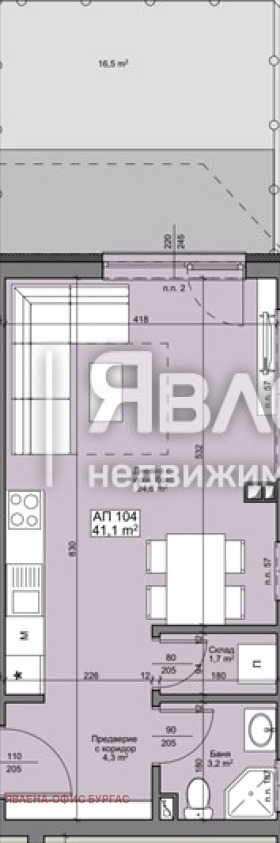 Продава  1-стаен област Бургас , гр. Поморие , 62 кв.м | 34918845 - изображение [3]