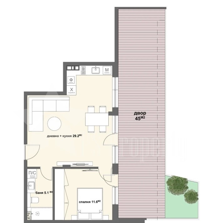 Продава 2-СТАЕН, гр. Стара Загора, Железник - изток, снимка 2 - Апартаменти - 52826263