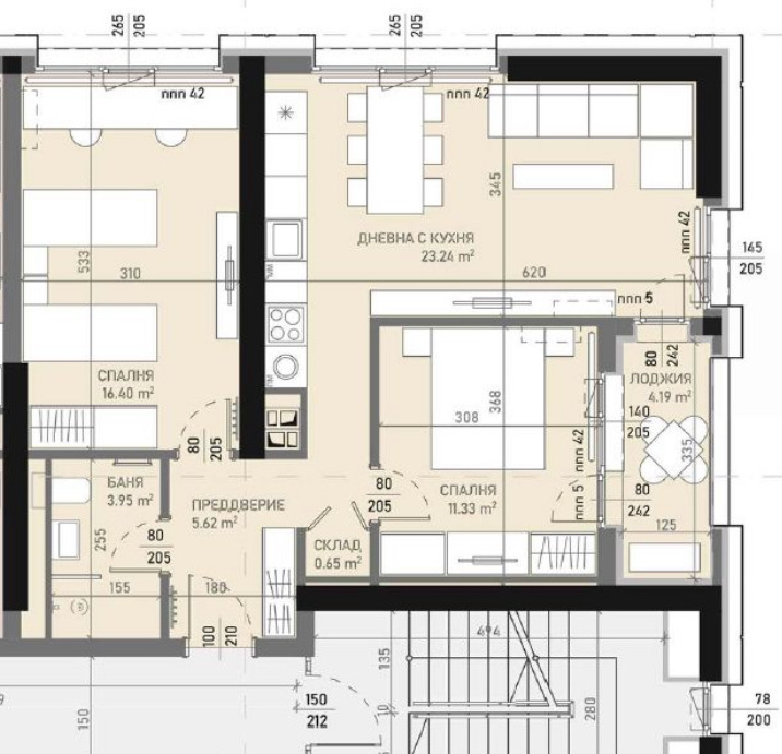 Till salu  2 sovrum Sofia , Banisjora , 93 kvm | 23102263 - bild [4]