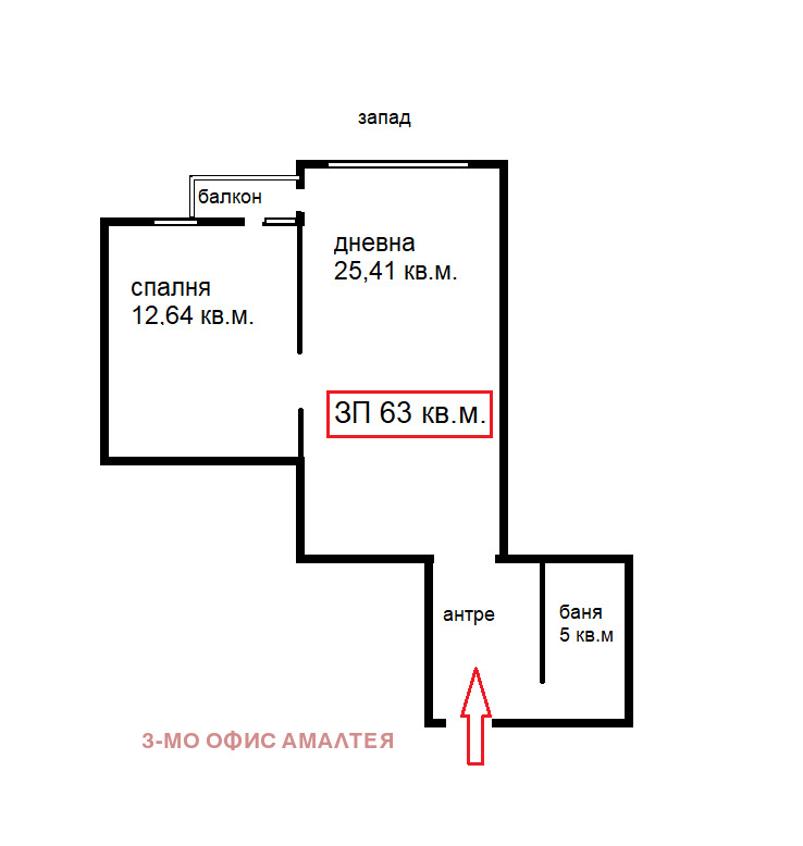 Продава 2-СТАЕН, гр. София, Люлин - център, снимка 6 - Апартаменти - 55699725