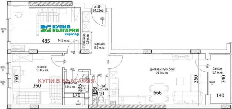 Продава 3-СТАЕН, гр. Варна, Кайсиева градина, снимка 7 - Апартаменти - 51733684