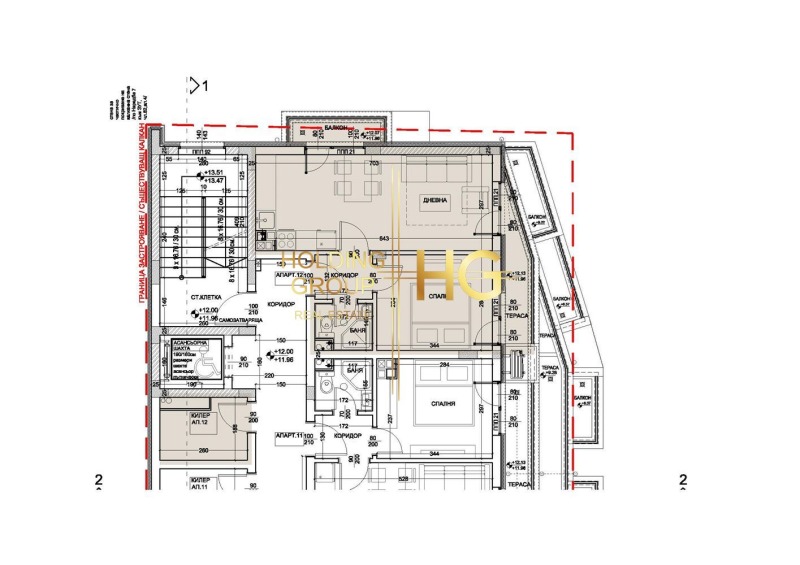 Продава  2-стаен град Варна , Изгрев , 67 кв.м | 60740583 - изображение [2]