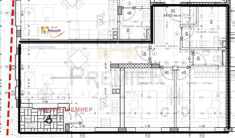 Продава 3-СТАЕН, гр. Варна, Изгрев, снимка 3 - Aпартаменти - 49451845