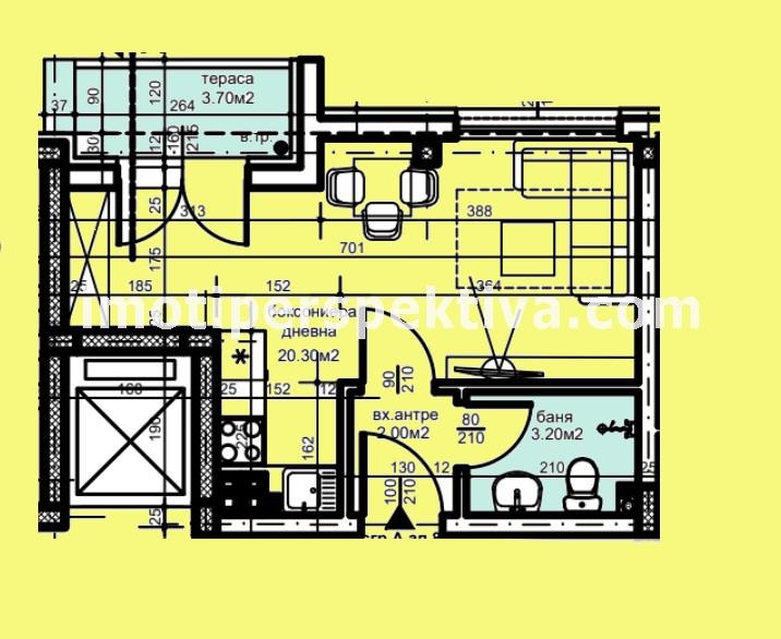 Продава  1-стаен град Пловдив , Христо Смирненски , 40 кв.м | 51299891 - изображение [3]