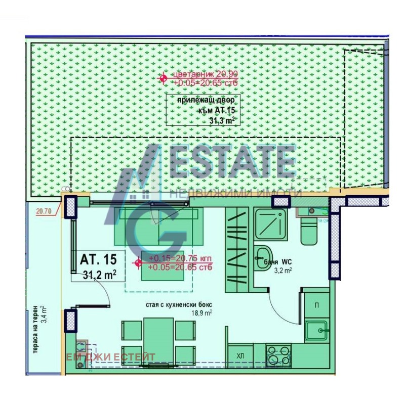À vendre  Studio région Bourgas , Primorsko , 70 m² | 71236021