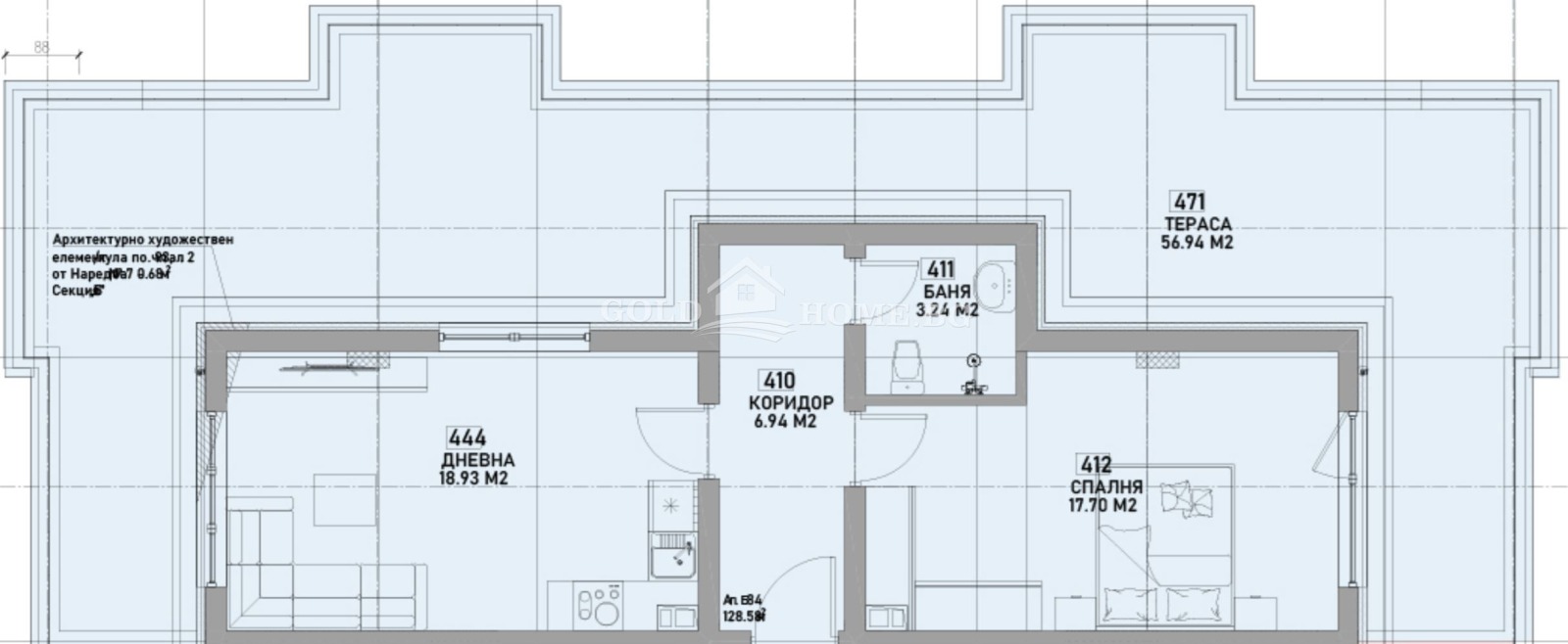 Продава 2-СТАЕН, гр. Пловдив, Южен, снимка 2 - Апартаменти - 53800069
