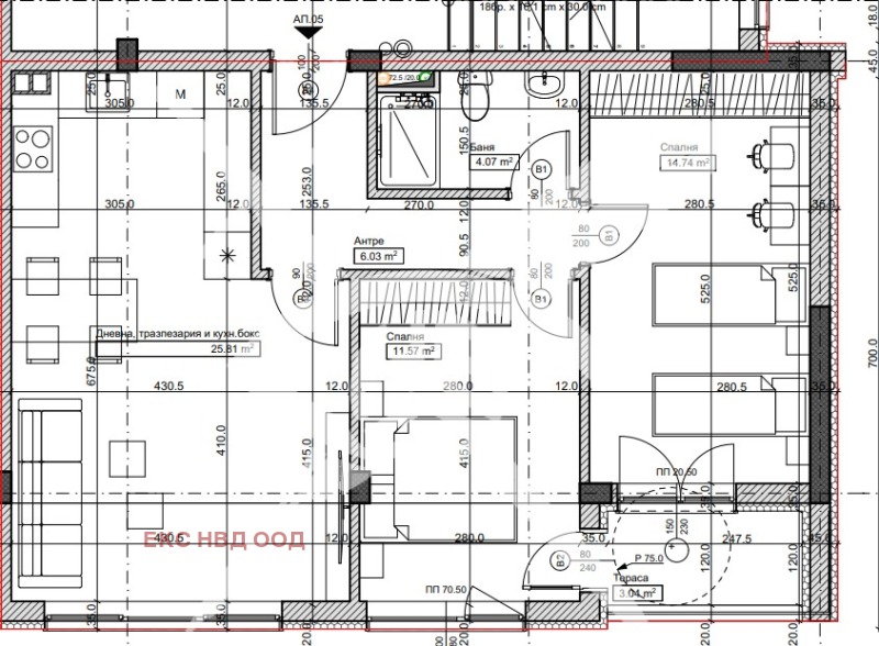 De vânzare  2 dormitoare regiunea Plovdiv , Asenovgrad , 83 mp | 98335193