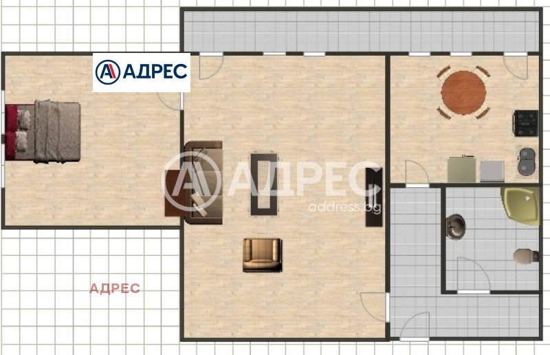 Продава  3-стаен град Варна , Трошево , 60 кв.м | 84871040