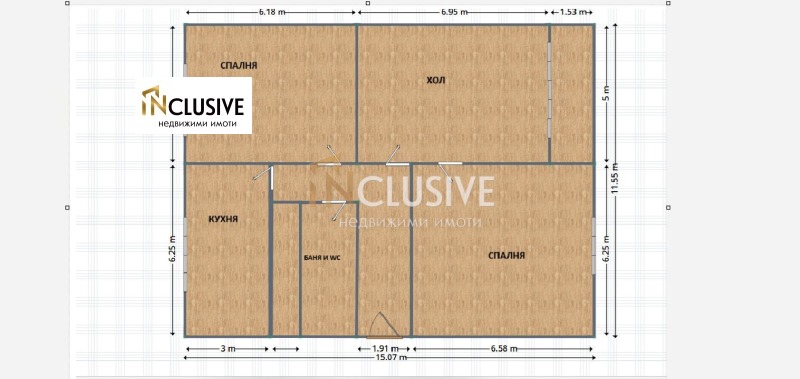 Til salgs  2 soverom region Pernik , Radomir , 89 kvm | 10957917 - bilde [3]
