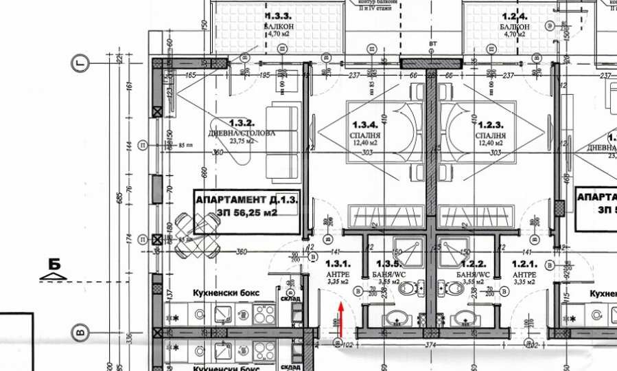 Продава 2-СТАЕН, гр. Елин Пелин, област София област, снимка 2 - Апартаменти - 55374011
