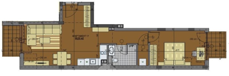 Myytävänä  1 makuuhuone Sofia , Banišora , 86 neliömetriä | 34260133 - kuva [5]