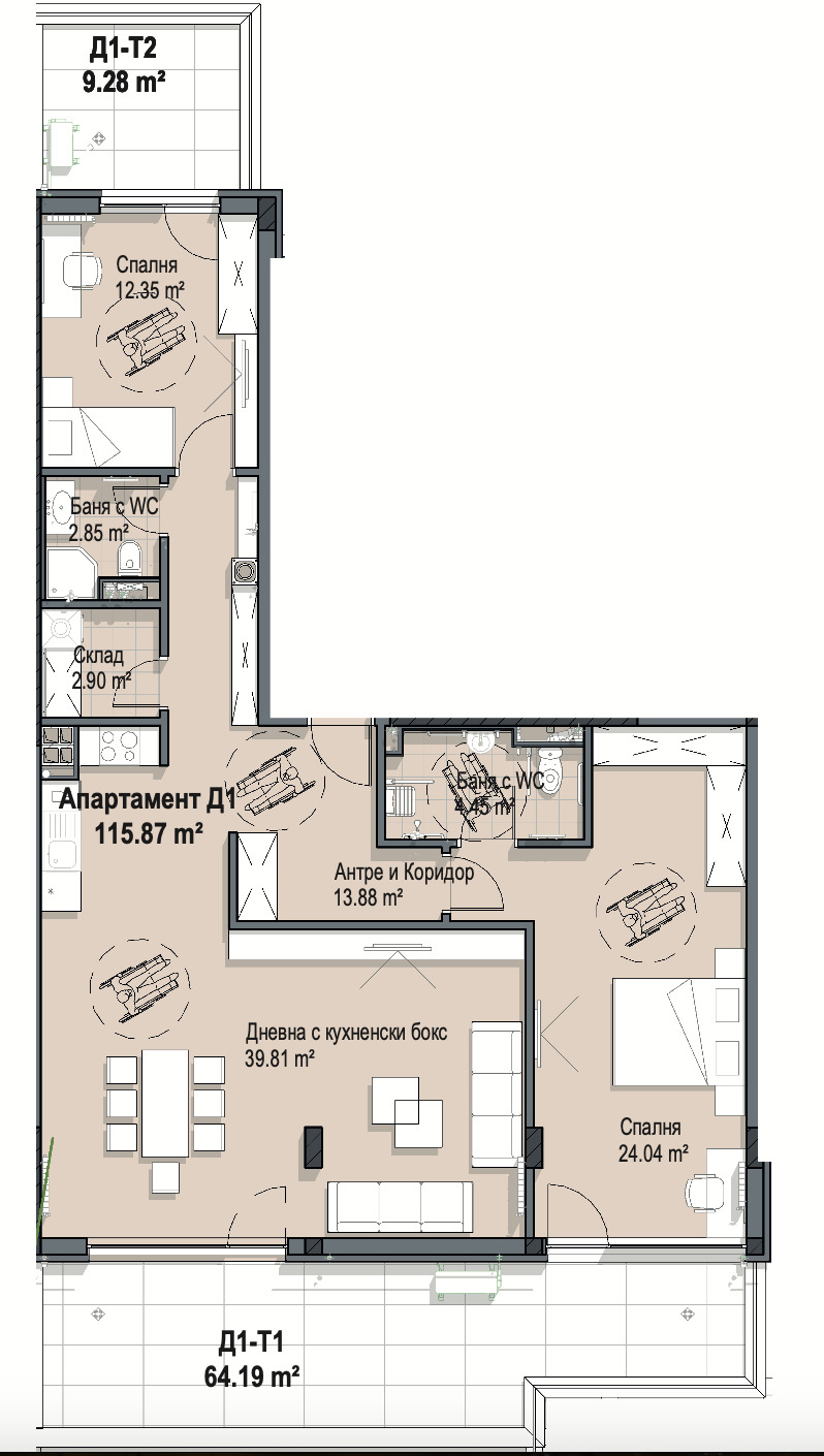 À venda  2 quartos Sofia , Krastova vada , 139 m² | 20455276 - imagem [10]
