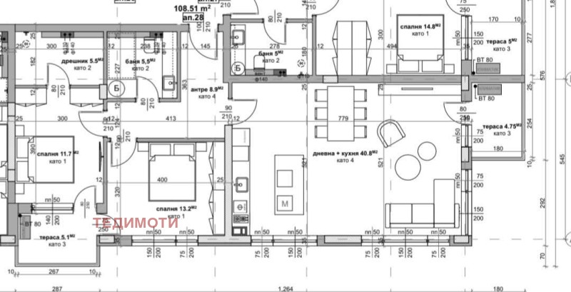 Till salu  2 sovrum Stara Zagora , Ajazmoto , 128 kvm | 95273737 - bild [7]