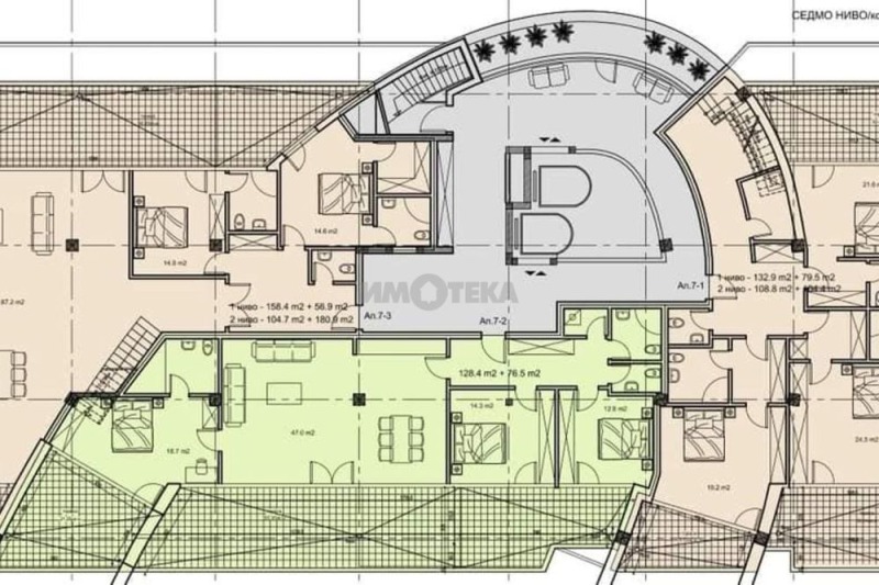 Продава МНОГОСТАЕН, гр. София, Манастирски ливади, снимка 2 - Aпартаменти - 43924784