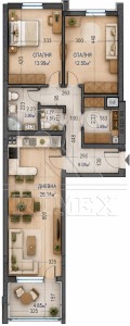 Продава  3-стаен град Пловдив , Каменица 2 , 110 кв.м | 59067296