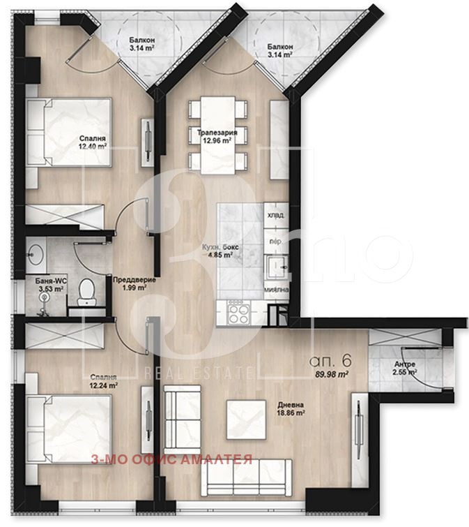 Продава 3-СТАЕН | Imot.bg — изображение 2