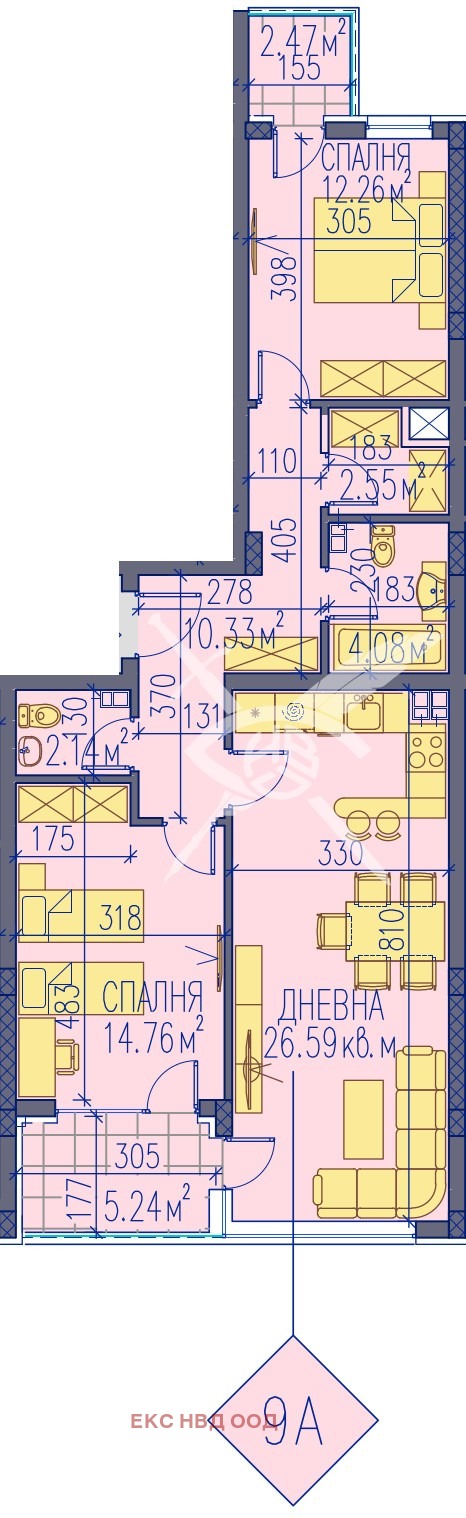 Продава 3-СТАЕН, гр. Пловдив, Изгрев, снимка 1 - Aпартаменти - 47834738