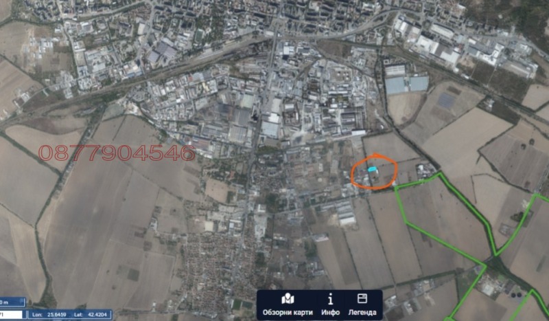 Продава ПАРЦЕЛ, гр. Стара Загора, Индустриална зона - изток, снимка 3 - Парцели - 52779480