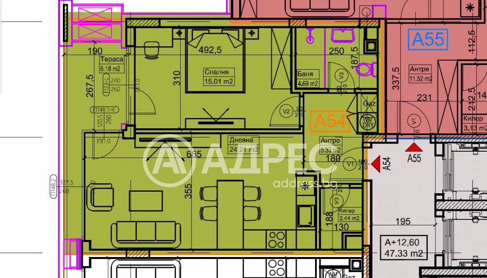Продава 2-СТАЕН, гр. София, Кръстова вада, снимка 3 - Апартаменти - 56473514