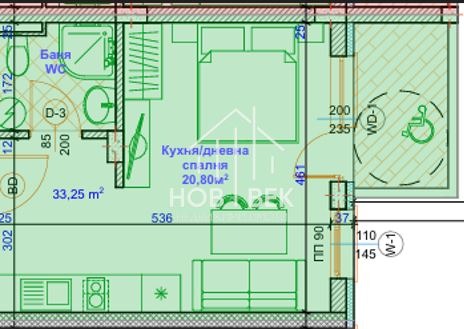 Продава 1-СТАЕН, гр. Варна, Кайсиева градина, снимка 2 - Апартаменти - 55060736